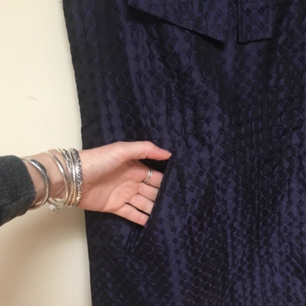 BCBG Max Azria Modern Brocade Dress with pockets - Picture 3 of 3
